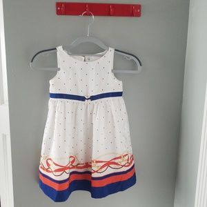 Janie and Jack Equestrian Horse Bit Girl Dress 2T